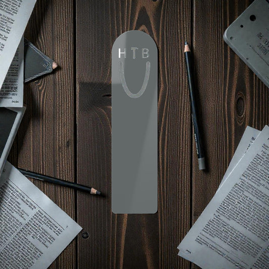 HB Minimalist Metal Bookmark Printify