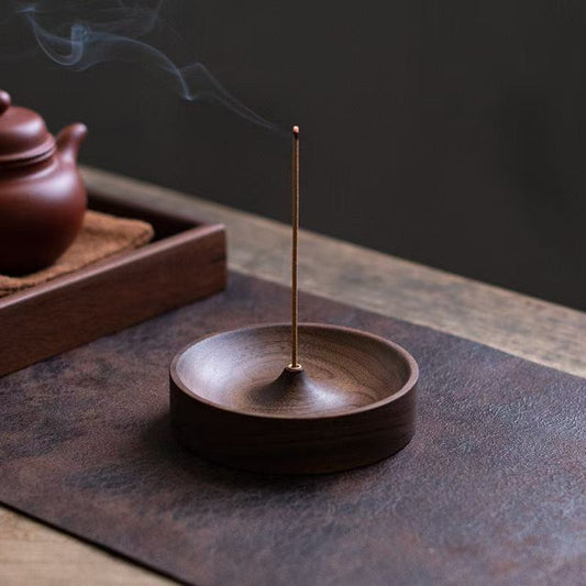 Black Walnut Wood Joss-stick Incense Holder