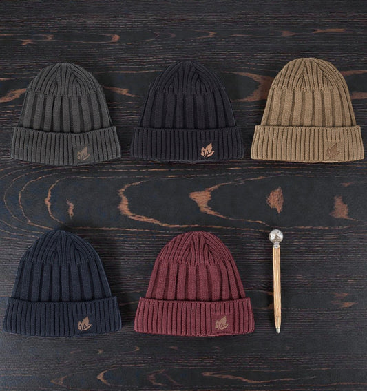 Short Cuffed Knitted Beanie Hewn Brim