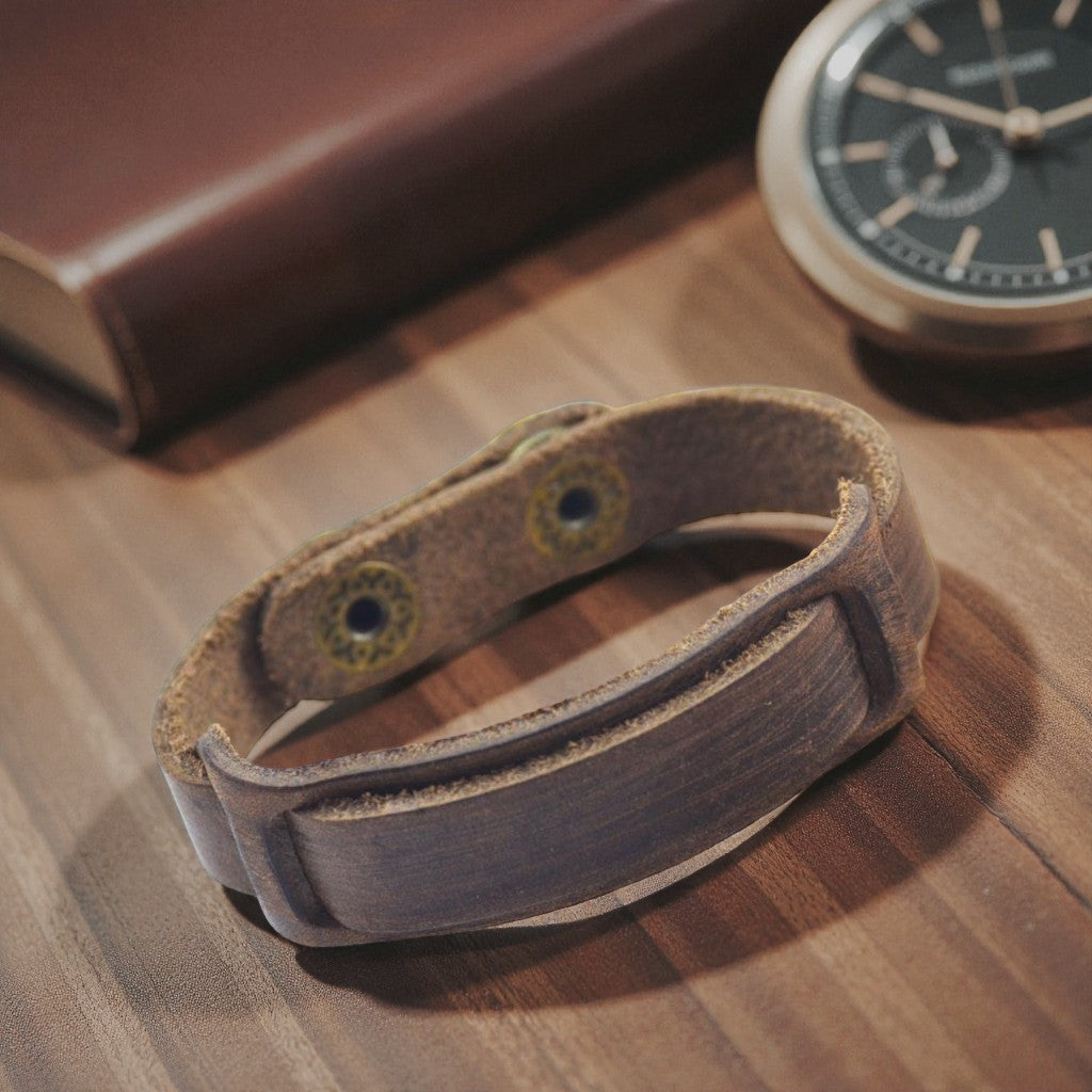 Signature Leather Bracelet