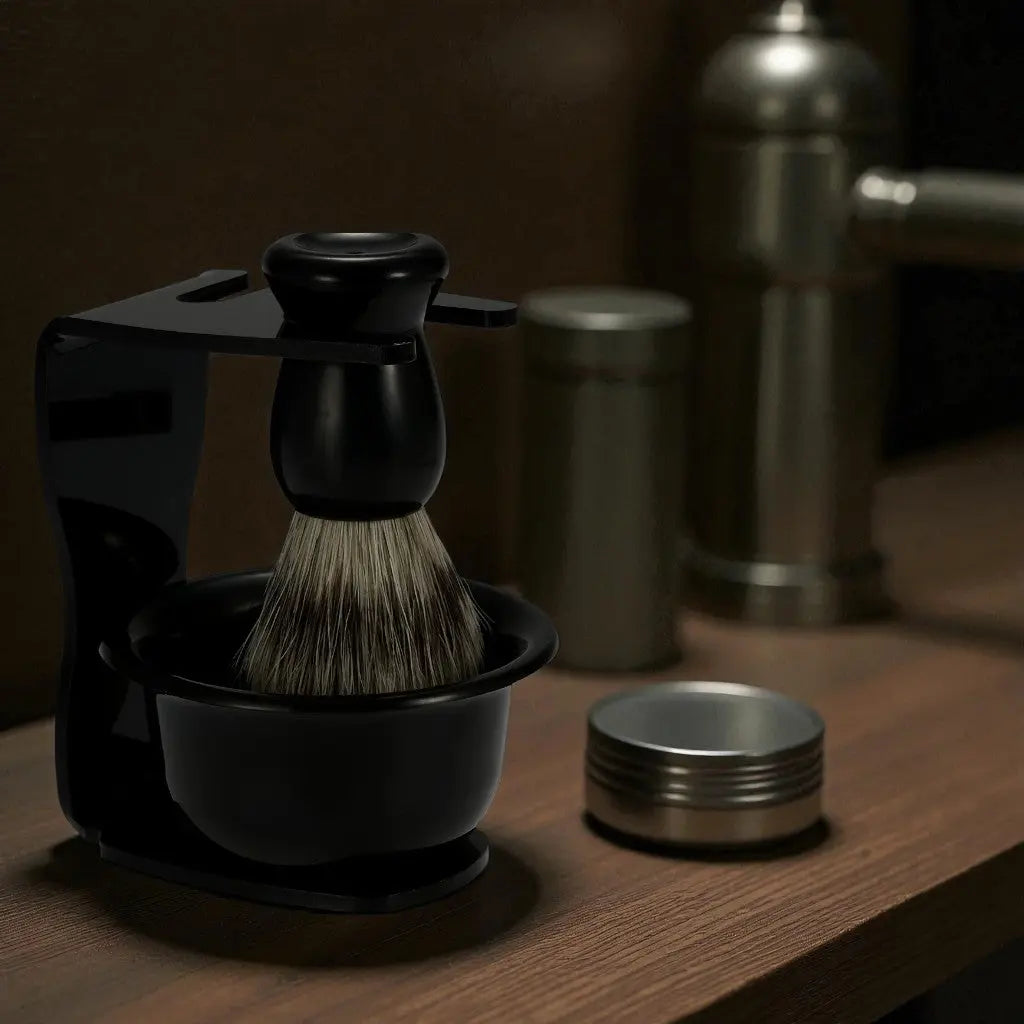Shaving brush set Hewn Brim