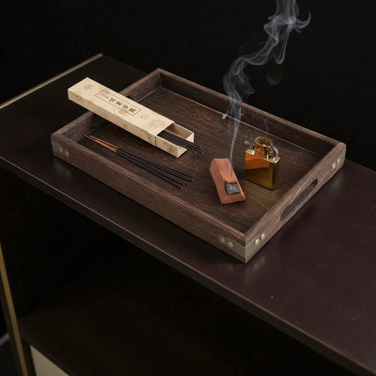 Solid Wood Household Tray